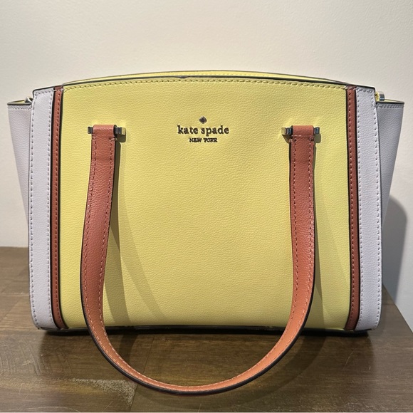 NWT Kate Spade, Patterson Drive Small Geraldine Satchel in Limelight - Picture 8 of 14